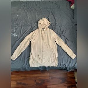 Asos Mens Tan Hoodie Side Zippers Size Small